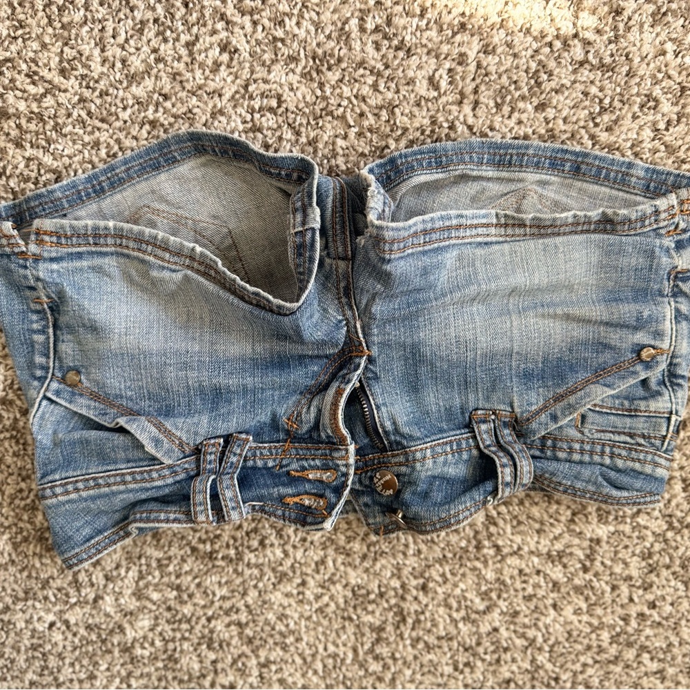 Blue Denim Shorts